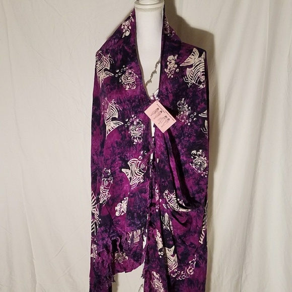Casual Movements Other - Casual Movements Hawaii Style Purple Sarong NEW